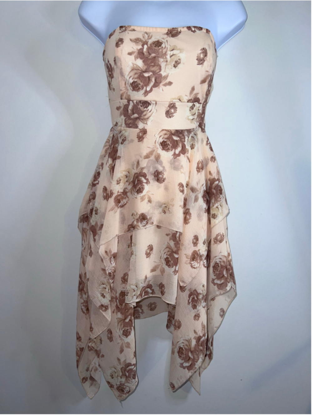 Forever 21 fall fairy asymmetrical dress top MEDIUM